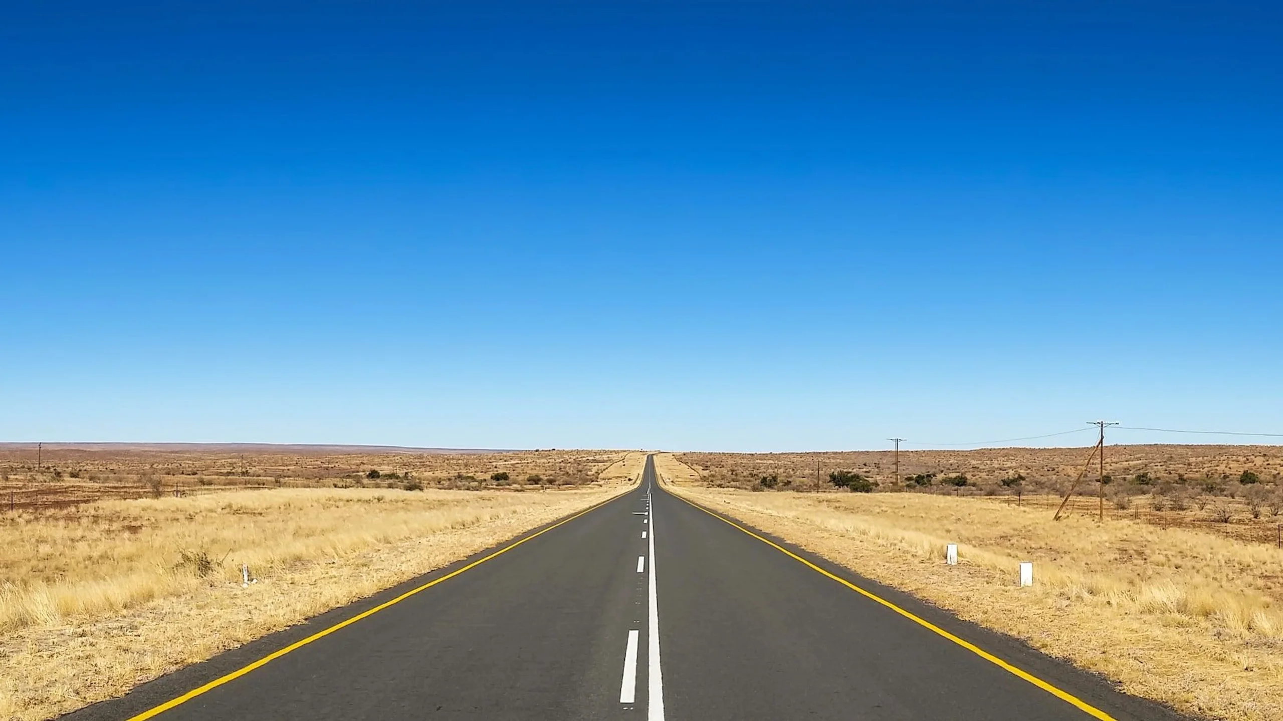 Highway through the desert